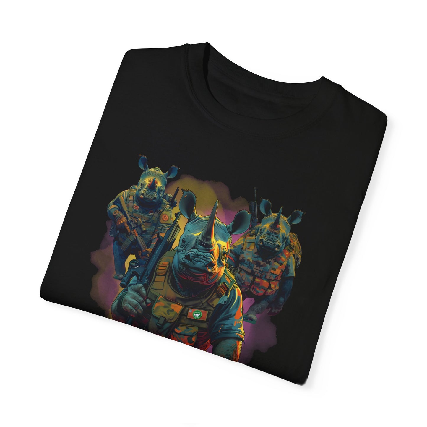 T Shirt: Black:  Rhino (Retribution)