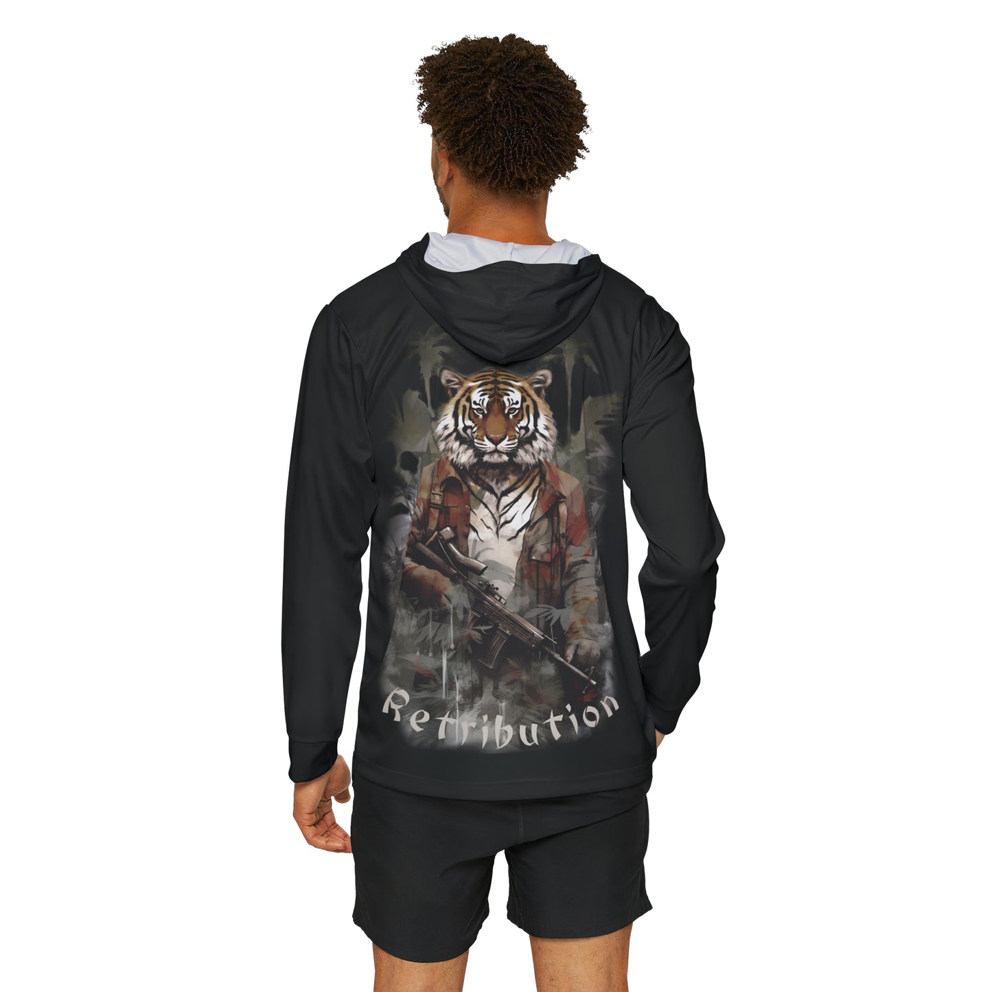 Hoodie:Black - Tiger Retribution (Sportswear)