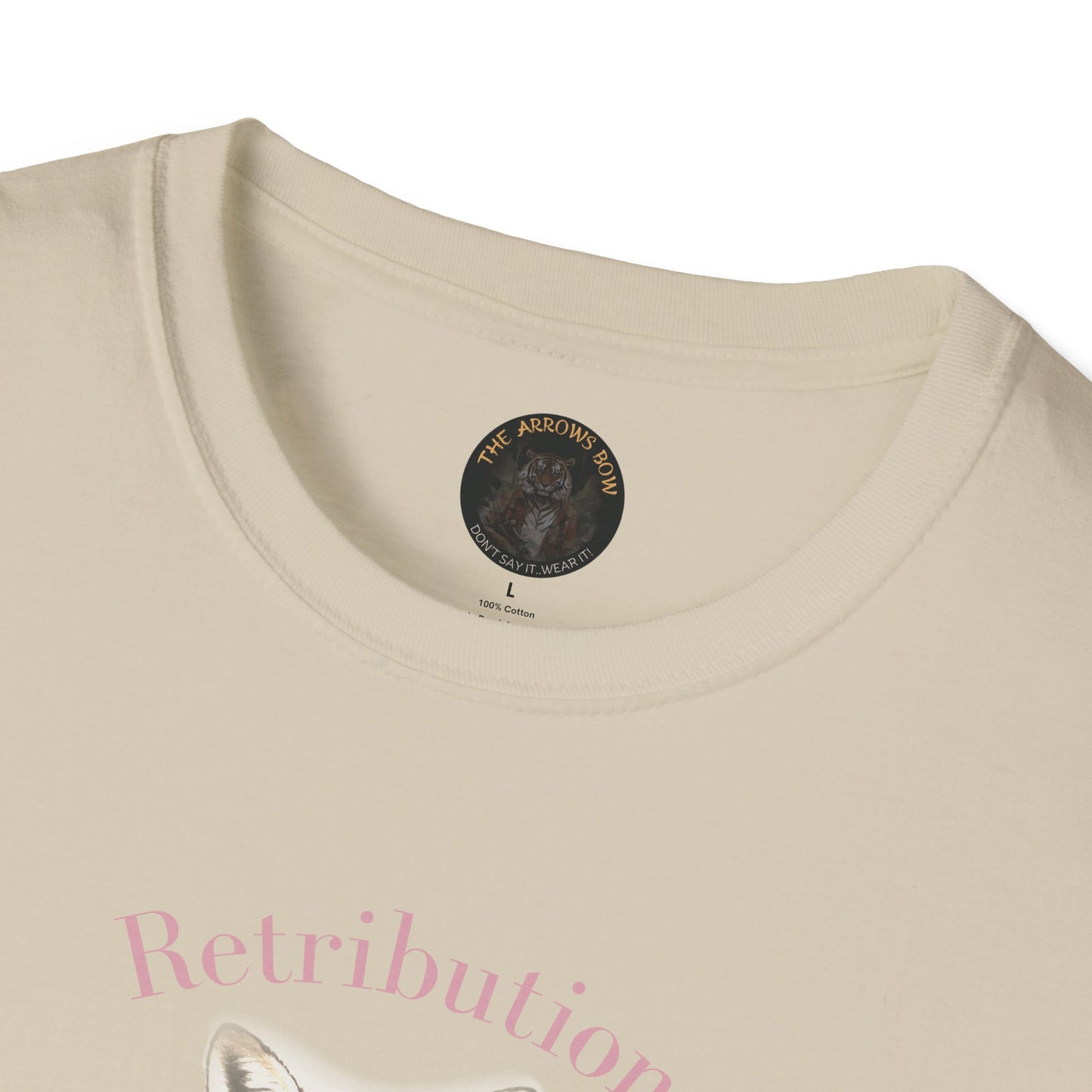 T Shirt: White / Retro Fade - Fox Retribution