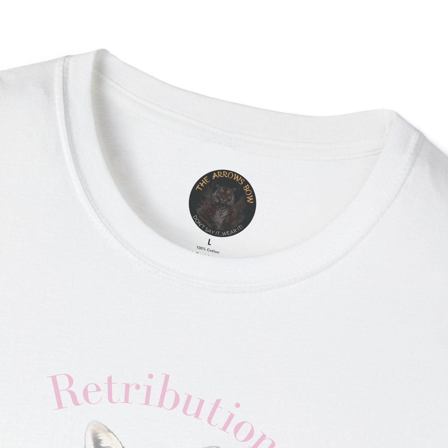 T Shirt: White / Retro Fade - Fox Retribution